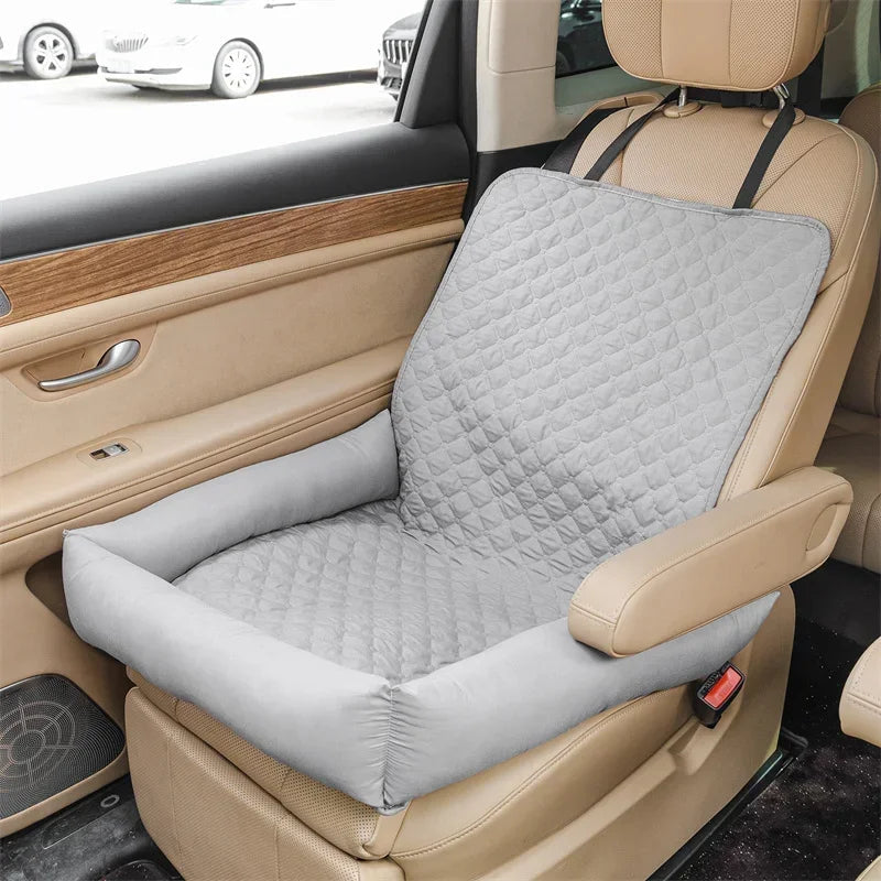 Pawmodo | Waterproof Dog Car Seat Cover with Anti-Soil Protection | Portable Travel Bed for Small & Medium Dogs