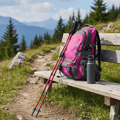 PeakPath | Adjustable Trekking Poles with Ergonomic Handles | Lightweight Design for Stability and Comfort