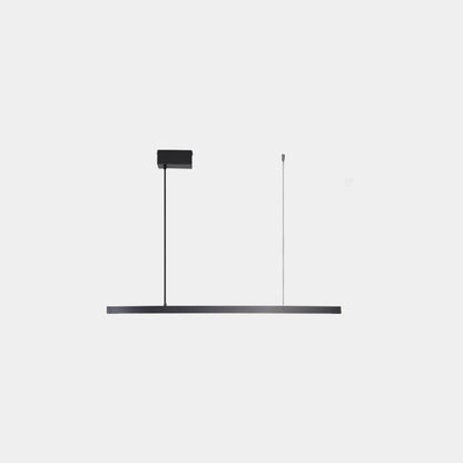 Linear LED Ceiling Fixture Brass Finish Adjustable Height Dimmable Remote Control for Kitchen Island Dining Room Table Modern Hanging Light