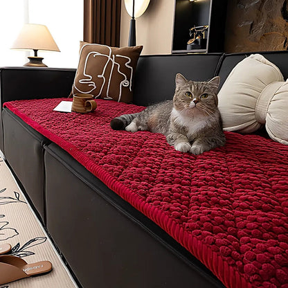 Quilted Couch Cover for Pets – Waterproof Furniture Protector with Non-Slip Backing for Dogs & Cats – Machine Washable Sofa Slipcover