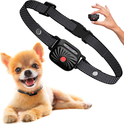 Bark Collar for Small Dogs, Dog Collar for Barking with Gentle Vibration and Sound, Rechargeable Dog Vibration Collar