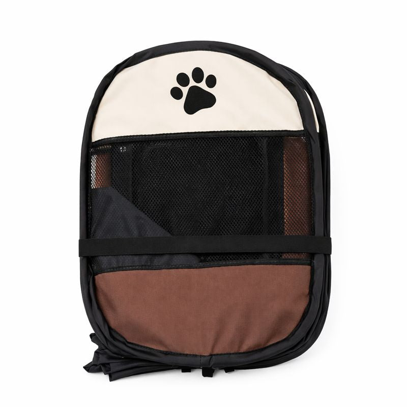 Pet Haven | Dog Playpen with Breathable Mesh Panels | Portable Indoor and Outdoor Enclosure for Secure Pet Play