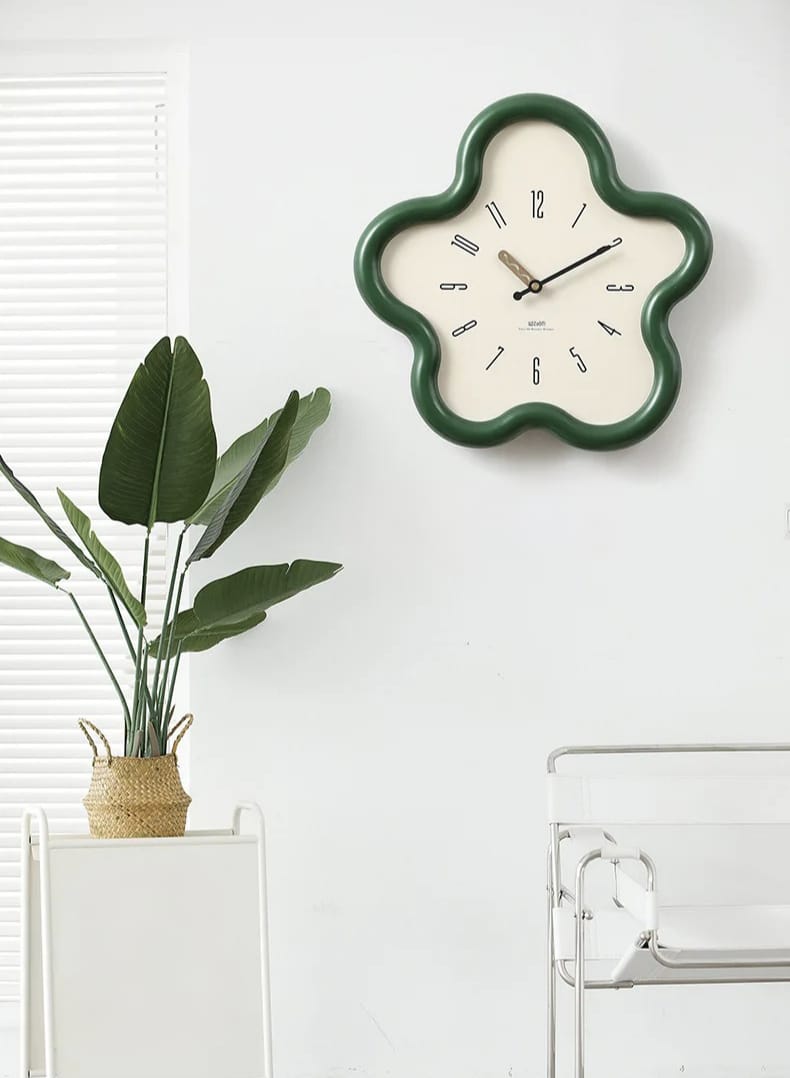 PetalTime | 3D Flower Wall Clock Decor with Silent Sweep Movement | Eco-Friendly Design for Tranquil Spaces