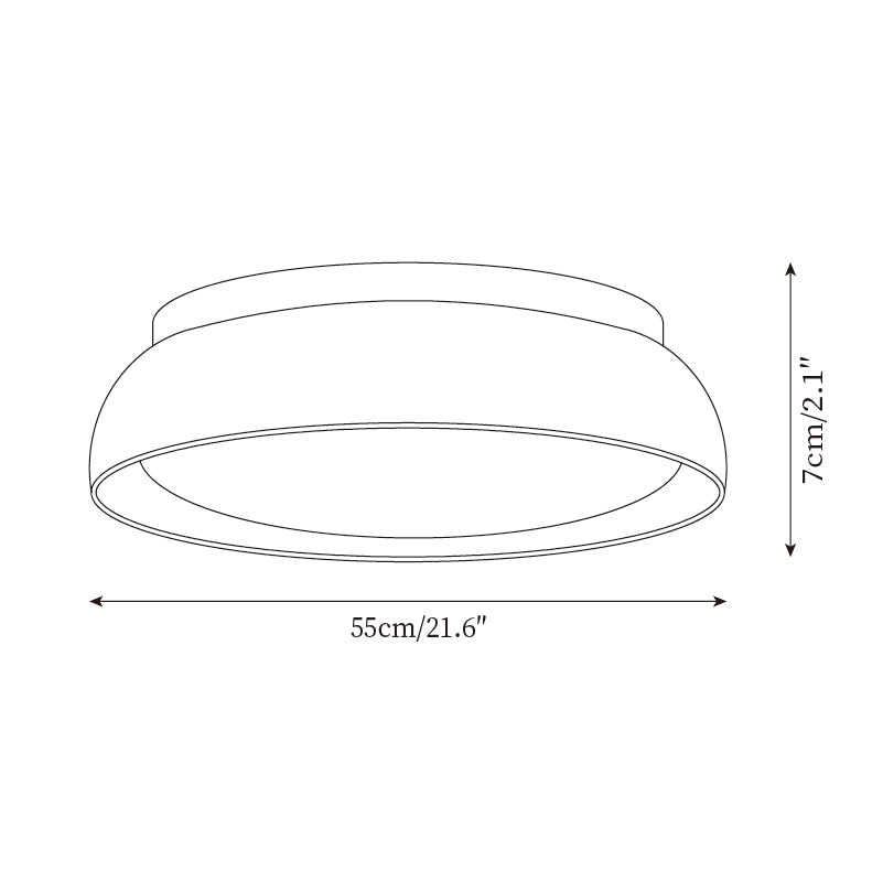 Flush Mount LED Light Fixture Stone Wood Acrylic Warm Glow for Bedroom Living Room Hallway Low Profile Modern Minimalist Scandinavian Japand