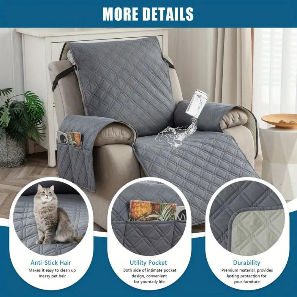 Pinnacle Recliner Slipcover - Waterproof Microfibre, Pet-Friendly
