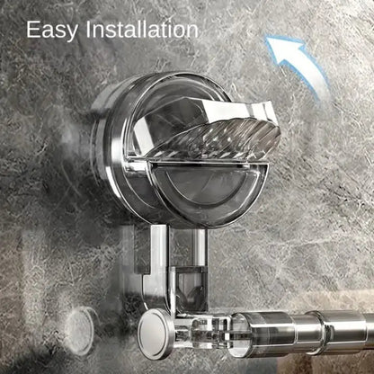 Expandable Bathroom Towel Bar with Suction Cups 24-47 Inch Stainless Steel No-Drill Wall-Mount Organizer for Kitchen Bath Shower Utility Roo