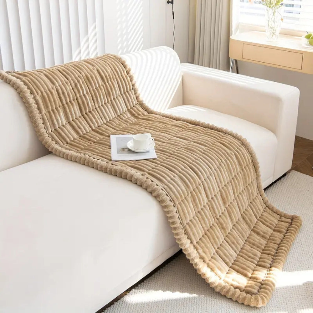 Quilted Microfiber Couch Cushion Protector with Non-Slip Backing – Soft Flannel Furniture Cover for Living Room Sofa & Sectional