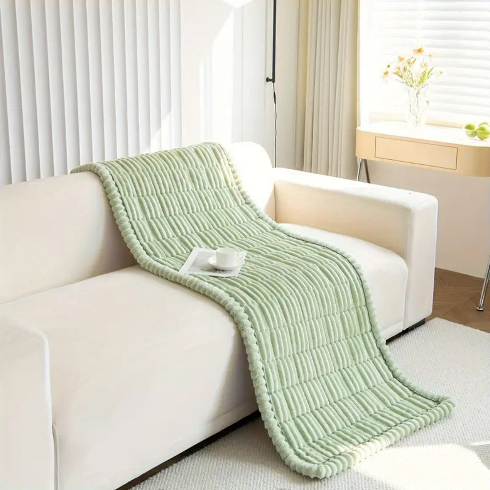 Quilted Microfiber Couch Cushion Protector with Non-Slip Backing – Soft Flannel Furniture Cover for Living Room Sofa & Sectional