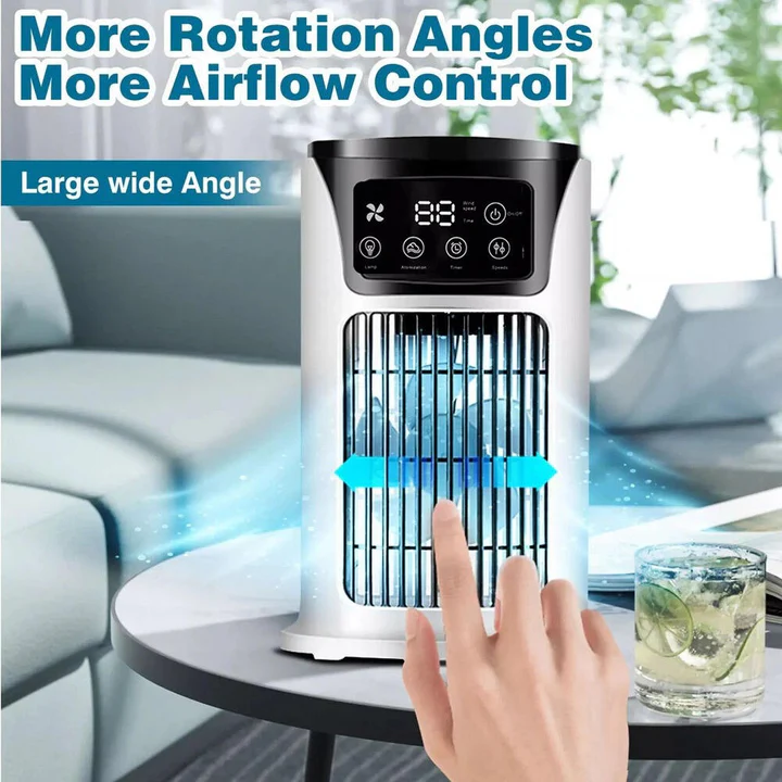 Portable AC Unit | Mini Air Conditioner with Remote Control & Energy Saving Design | Ideal for Small Spaces