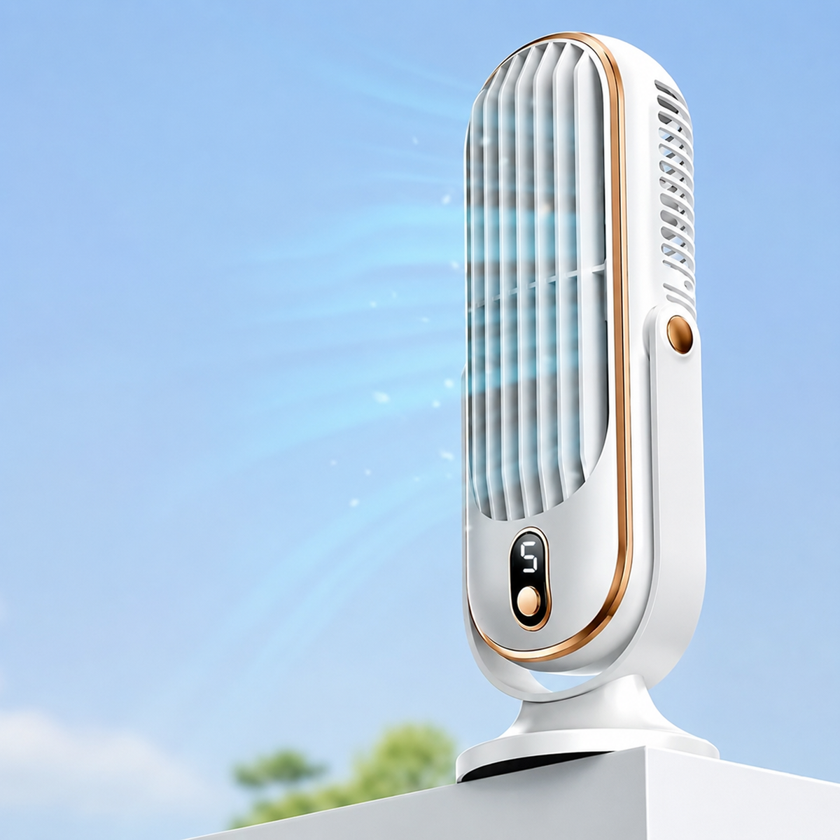 Portable Fan for Travel, Battery Operated Handheld Fan with USB Rechargeable Charging, Personal Cooling Fan for Desk
