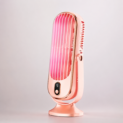 Portable Fan for Travel, Battery Operated Handheld Fan with USB Rechargeable Charging, Personal Cooling Fan for Desk