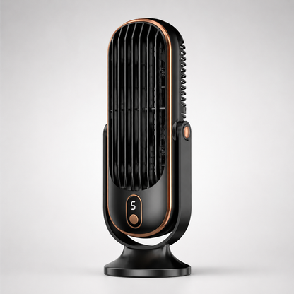 Portable Fan for Travel, Battery Operated Handheld Fan with USB Rechargeable Charging, Personal Cooling Fan for Desk