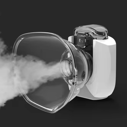 Portable Mesh Nebulizer | USB-Powered Device with Dual Masks | Compact & Quiet for Effective Respiratory Treatment
