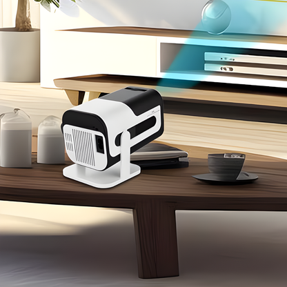Portable Mini Projector | WiFi & Bluetooth Connectivity for HD Viewing | Compact Home Theater Experience