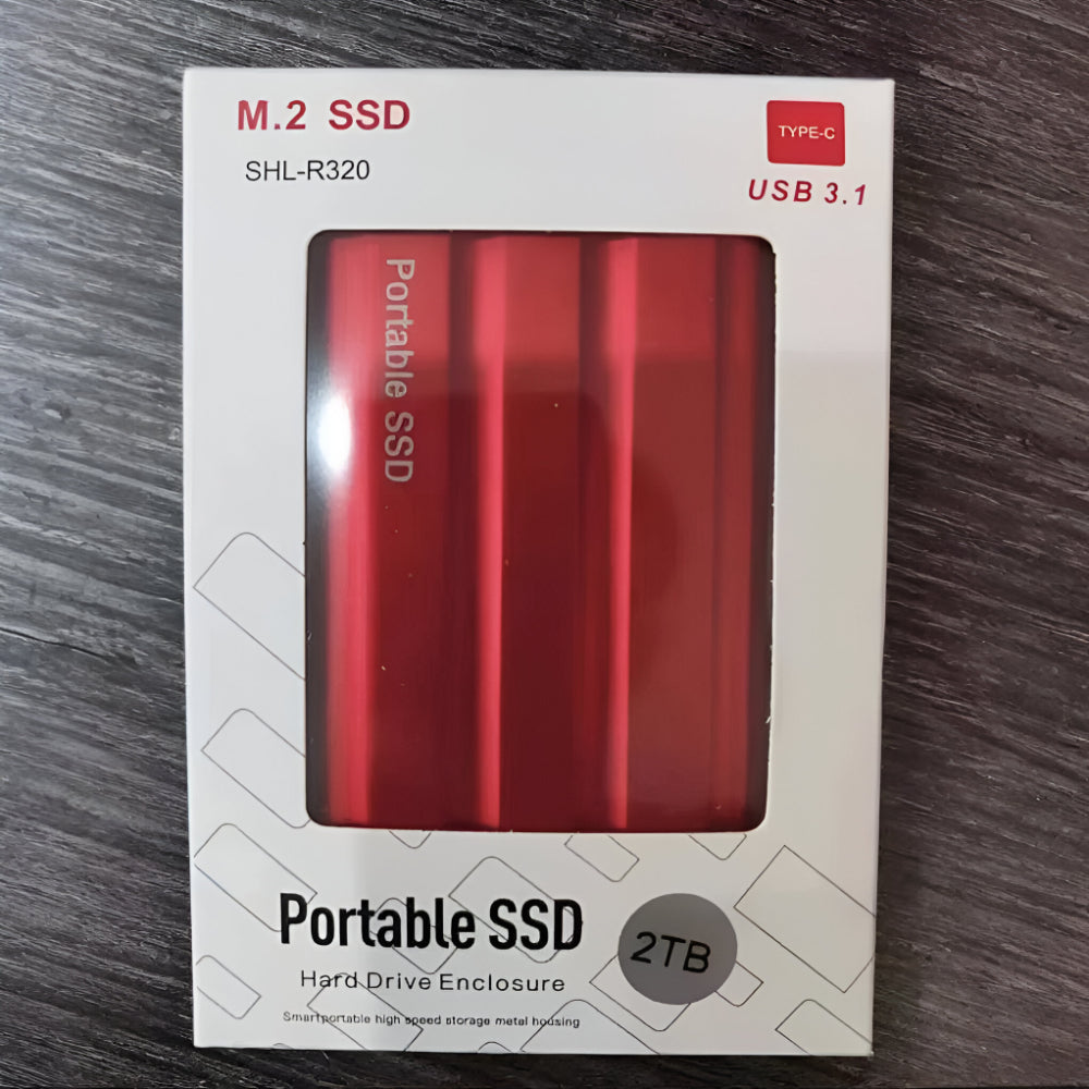 Portable SSD External Drive with Fast Data Transfer | Durable Metal Enclosure for Reliable Storage