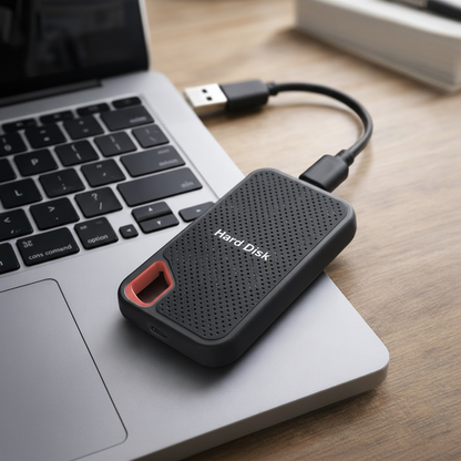 Portable SSD External Hard Drive USB C, External SSD 1TB 2TB 4TB for Laptop Desktop and Gaming Console, Portable Hard Drive