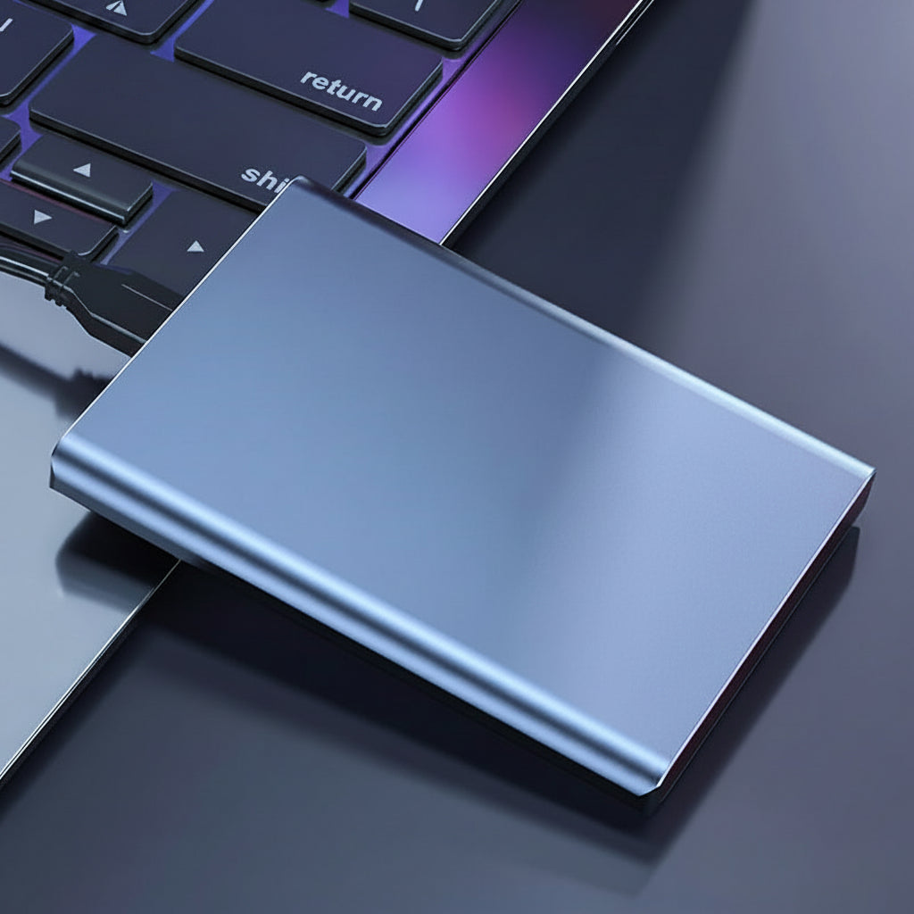 Portable SSD Storage | 320GB External Hard Drive with USB Connectivity | Compact Design for Easy File Management
