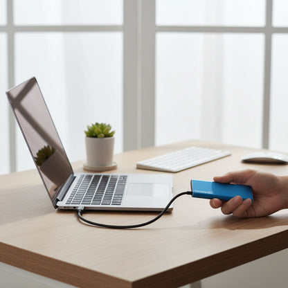 Portable SSD | External Hard Drive with High-Speed USB 3.2 | Slim Design for Easy Storage