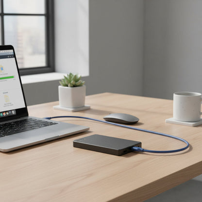 Portable SSD | External Hard Drive with USB 3.0 for Fast Data Backup | Slim Design for Easy Storage