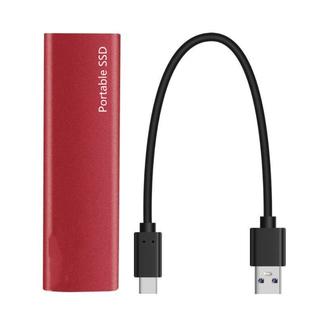 Portable SSD | External Hard Drive with USB 3.2 for Fast Data Transfer | Slim Design for Easy Storage