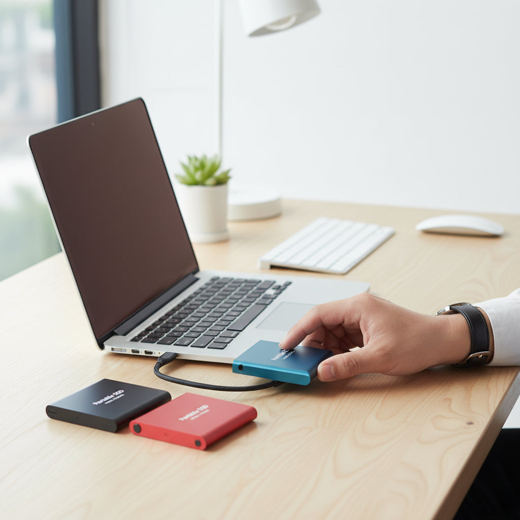 Portable SSD | High-Speed External Hard Drive with 128GB Capacity | Compact Mobile Storage for Fast Data Transfer