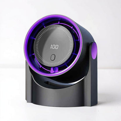 Portable USB Desk Fan | Adjustable Airflow & Swing Movement | Compact Design for Personal Cooling