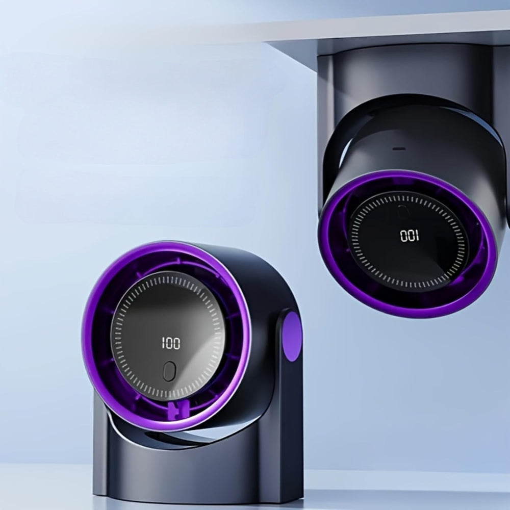 Portable USB Desk Fan | Adjustable Airflow & Swing Movement | Compact Design for Personal Cooling
