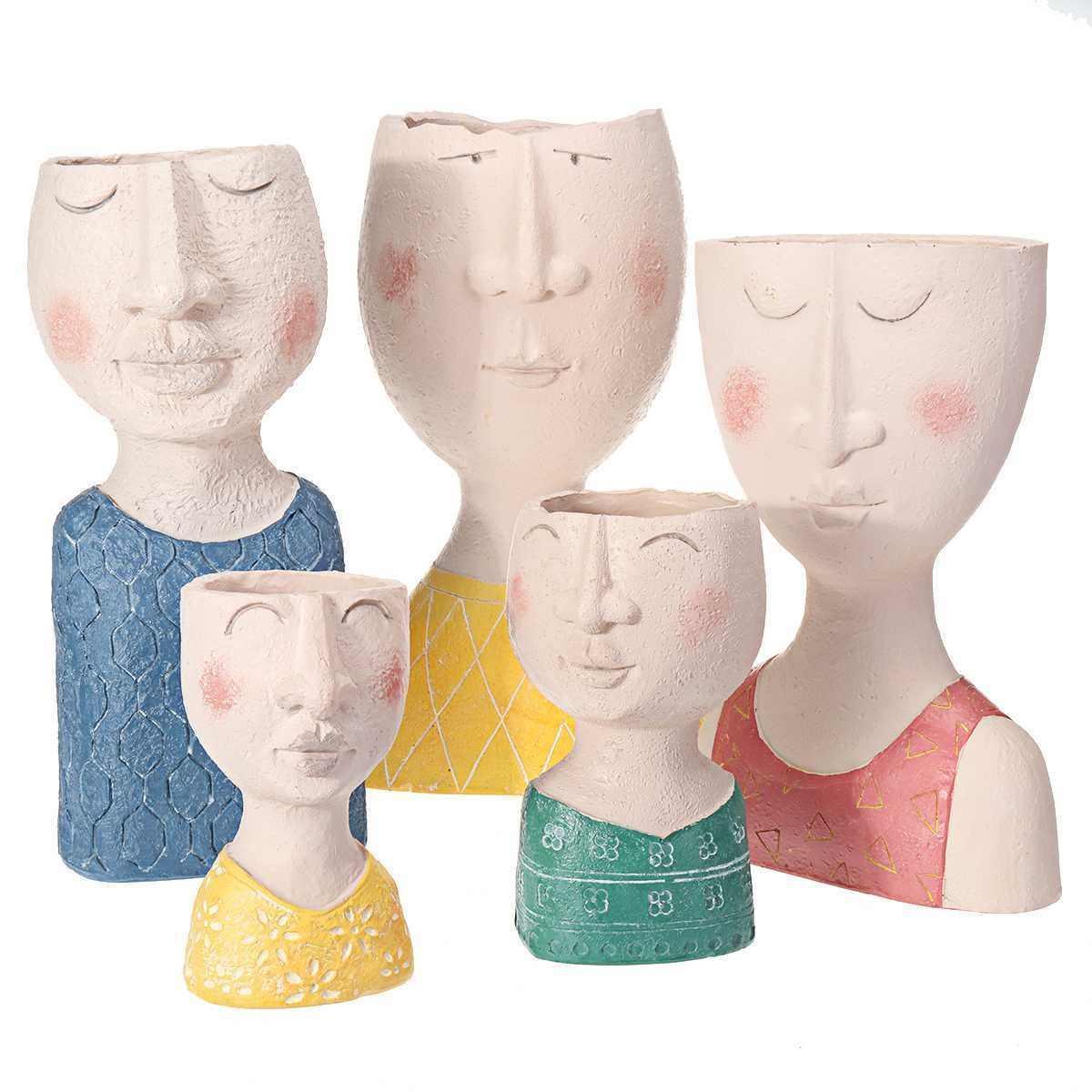 Persona Caricature Sculpture Pot