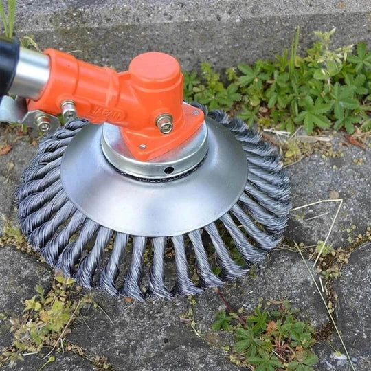 Powerful Trimmer Head | Durable Steel Wire Design for Efficient Weed Removal