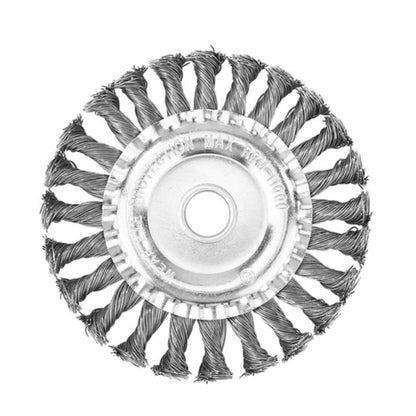 Weed Eater Head Steel Wire, Trimmer Head Replacement for String Trimmer with Mounting Plate, Carbon Steel Weed Trimmer Head