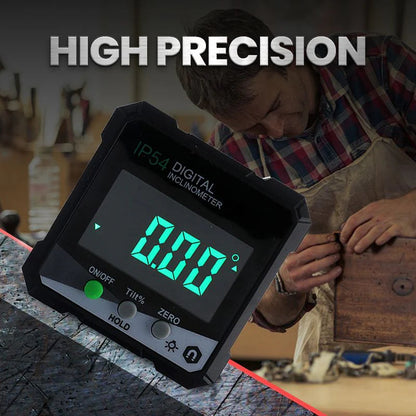Digital Angle Finder with LCD Display, Angle Finder Tool with Magnetic Base, Digital Protractor, Angle Measuring Tool