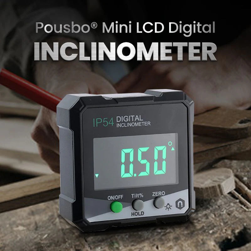 Digital Angle Finder with LCD Display, Angle Finder Tool with Magnetic Base, Digital Protractor, Angle Measuring Tool
