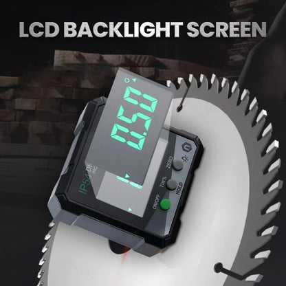 Digital Angle Finder with LCD Display, Angle Finder Tool with Magnetic Base, Digital Protractor, Angle Measuring Tool