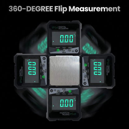 Digital Angle Finder with LCD Display, Angle Finder Tool with Magnetic Base, Digital Protractor, Angle Measuring Tool