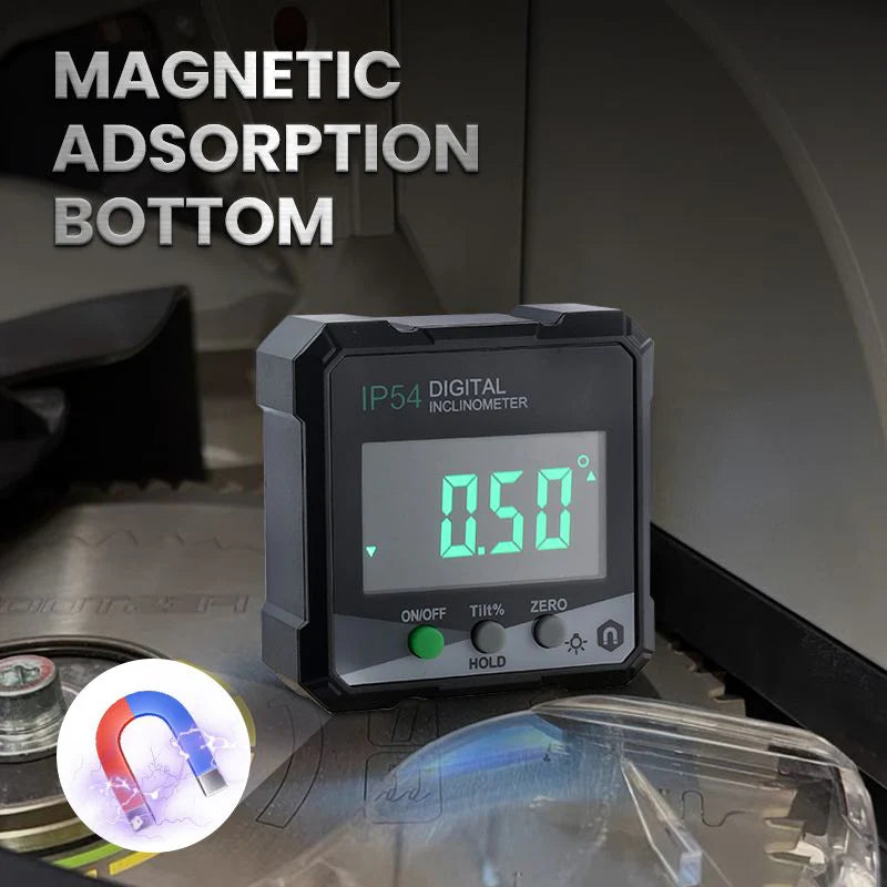 Digital Angle Finder with LCD Display, Angle Finder Tool with Magnetic Base, Digital Protractor, Angle Measuring Tool