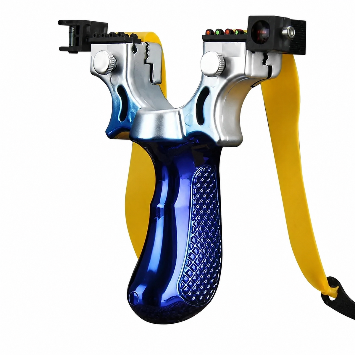 Laser-Guided Slingshot with Anti-Slip Handle & Built-In Level for Outdoor Target Practice