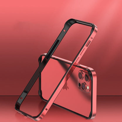 Aluminum iPhone Bumper Case – Raised Corner Guard, Wireless Charging Compatible, Precision Button Cutouts for 17/16/15 Series