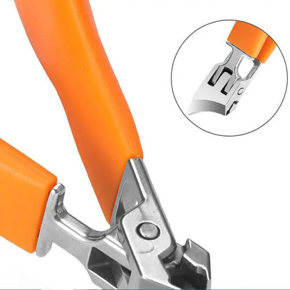 Heavy-Duty Toenail Clipper with Debris Guard for Thick Nails – Stainless Steel Wide-Jaw Cutter for Men & Women