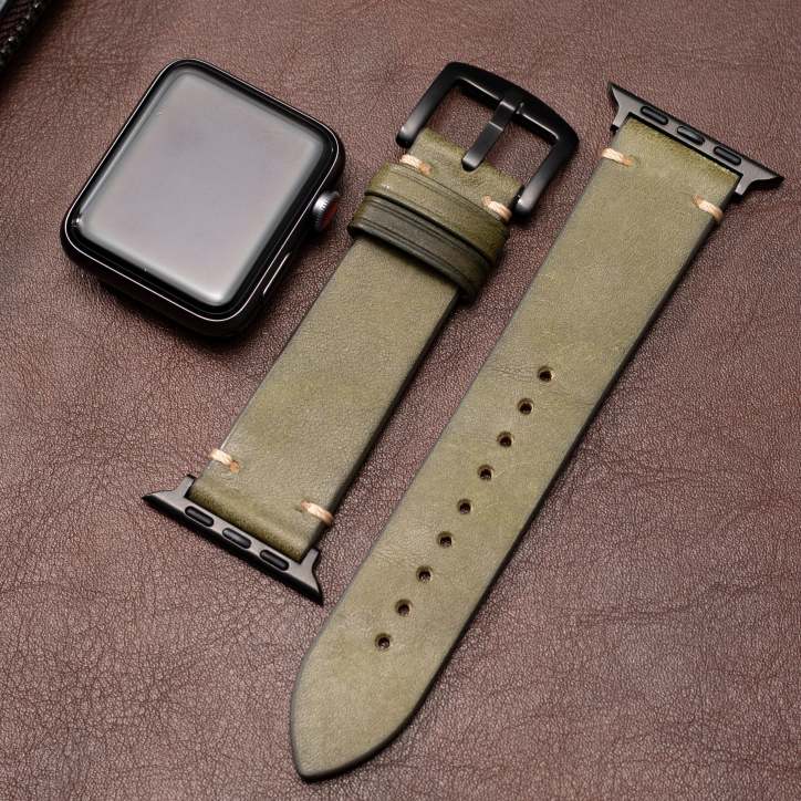 Elegant Leather Apple Watch Band with Premium Craftsmanship | Stylish Accessory for Any Occasion