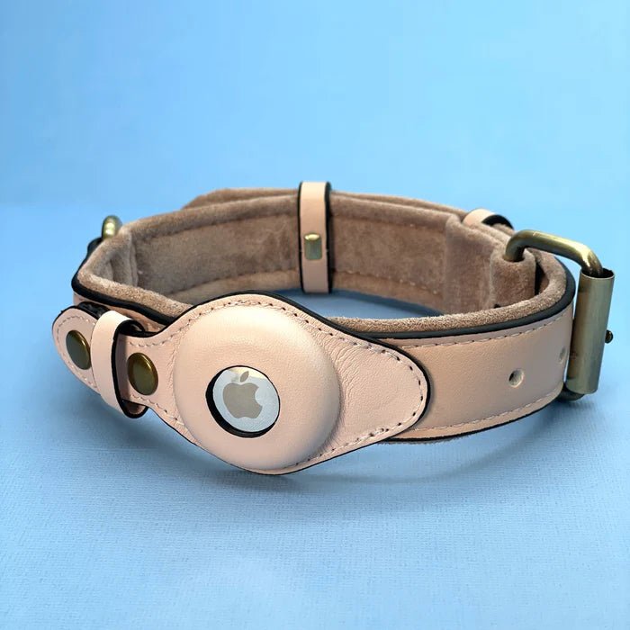 GPS Tracker Dog Collar with Adjustable Microfiber Strap – Waterproof Pet Safety Collar for Daily Walks and Outdoor Adventures