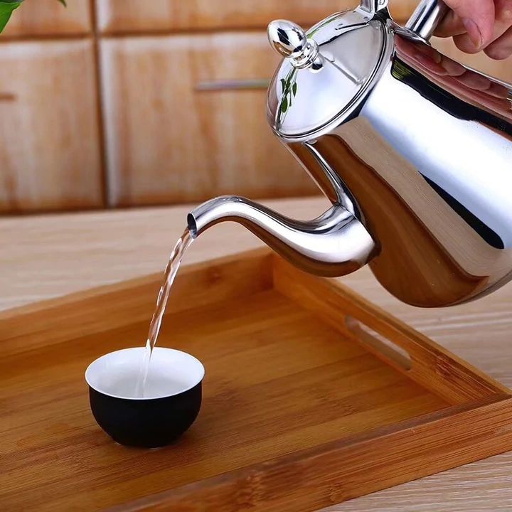 Stovetop Kettle Stainless Steel Tea Kettles, Hot Water Kettle for Induction Cooktop with Built In Filter, Fast Boiling