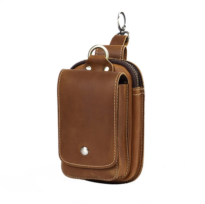 Premium Leather Waist Pack for Men with Adjustable Strap | Stylish & Durable Bumbag for Organized Essentials