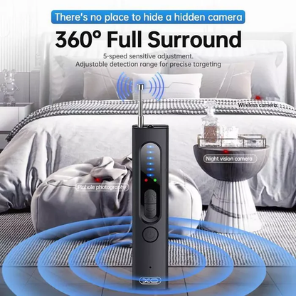 GPS Tracker Detector for Cars, Hidden Camera Detector, Camera Scanner and RF Bug Detector for Home Security Device