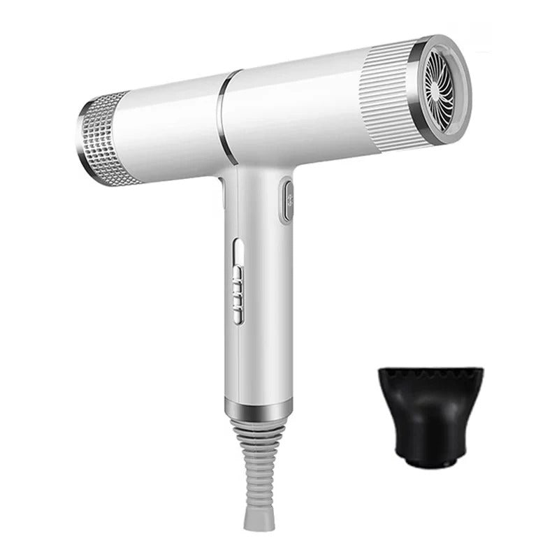 Ionic Hair Dryer, Lightweight Blow Dryer with Styling Nozzle, Professional Hair Dryer for All Hair Types
