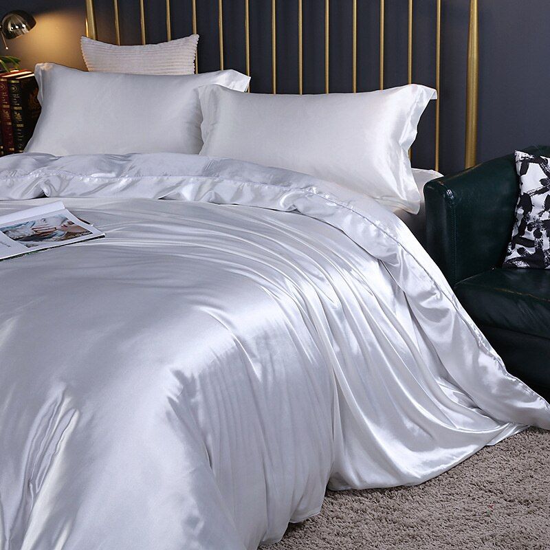 PureSatin | Deluxe Satin Bedding Set with Luxurious Softness | Elegant Design for Opulent Sleep