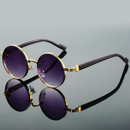 Circle Frame Sunglasses with UV400 Protection for Women & Men – Vintage Style Eyewear for Outdoor Fashion