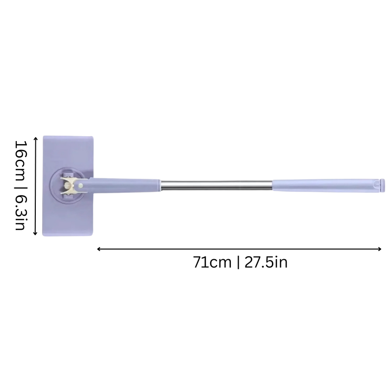 Touch-Free Flat Mop with Quick-Release Cleaning Pads for Hardwood, Tile & Laminate Floors