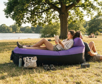 Airvana | Inflatable Outdoor Sofa with Ergonomic Headrest | Portable Couch for Relaxation Anywhere