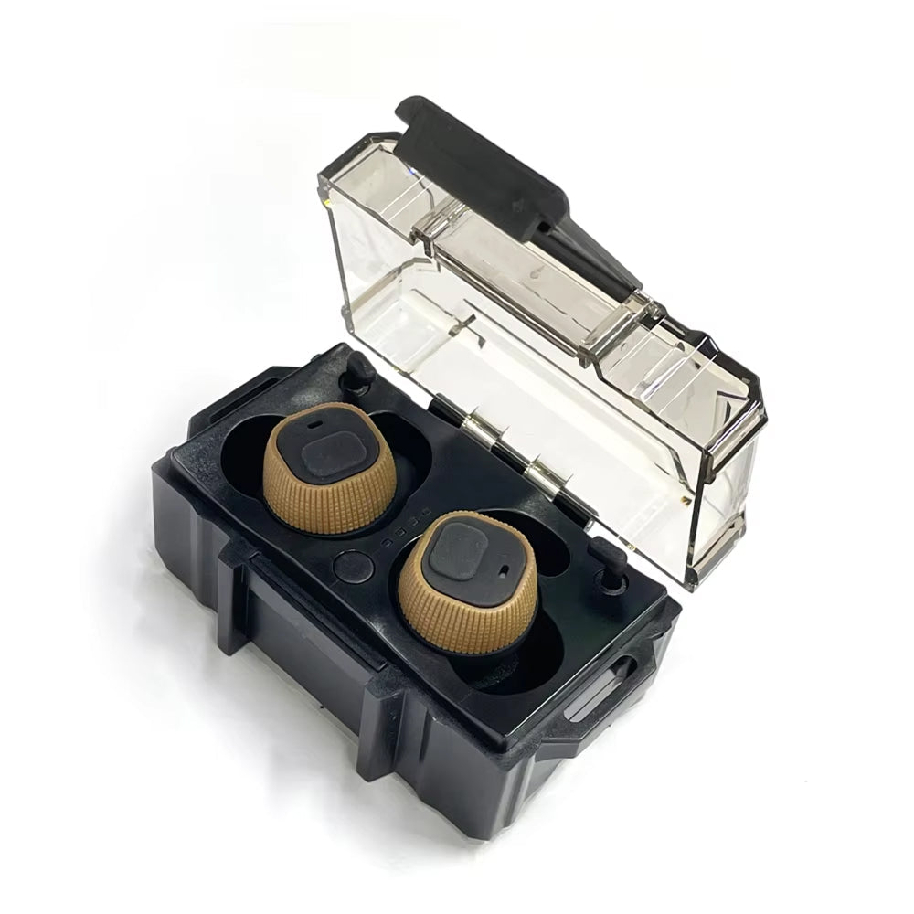 Ortekor QuietixPro | Electronic Shooting Earbuds with Active Noise Reduction | Tactical Hearing Protection for Clear Communication