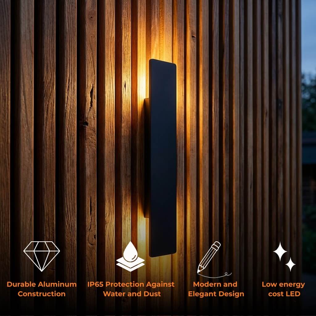 RainGuard | Outdoor Wall Lights with All-Weather Durability | Modern Design for Reliable Illumination
